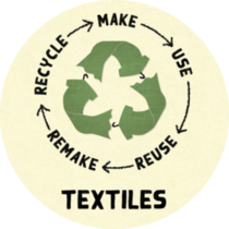 Circular Economy Textiles, Thrifting Sticker