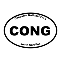 Congaree National Park Oval Sticker