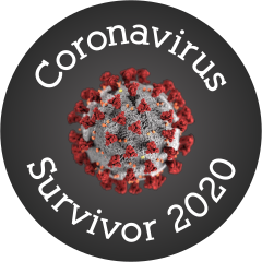 Coronavirus Survivor Sticker