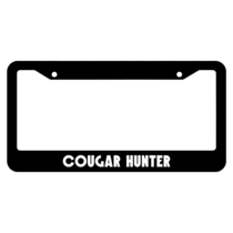 Cougar Hunter License Plate Frame