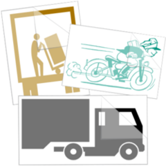 Courier Delivery Service Stickers