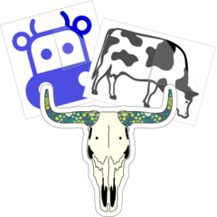 Cow Stickers