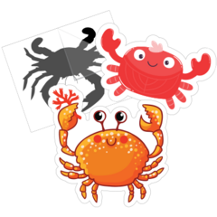 Crab Stickers