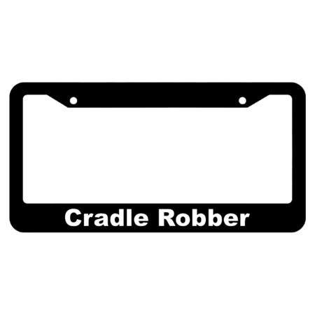 Cradle Robber License Plate Frame