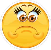 Crazy Sad Upset Emoji Sticker