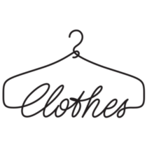 Creative Clothes Logo Sticker