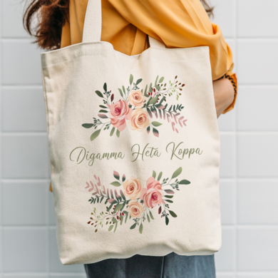 Custom Greek Life Tote Bags