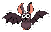 Cute Bat Sticker