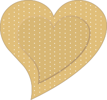 Cute Heart Band Aid Bandage Sticker