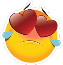 Cute Heartbroken Emoji Sticker