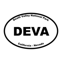 Death Valley National Park Oval Sticker