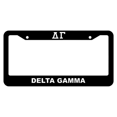 Delta Gamma License Plate Frame