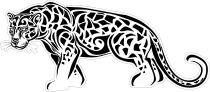 Detailed Jaguar Sticker