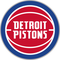 Detroit Pistons NBA Logo Sticker