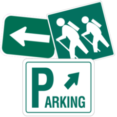 Directional Sign Stickers