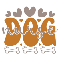 Dog Nurse - Boho Retro Style Sticker