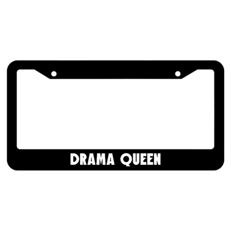 Drama Queen License Plate Frame