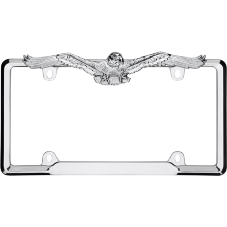 Eagle Chrome License Plate Frame