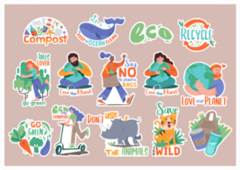 Earth Day Sticker Bundle