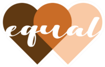 Equal On Skin Equality Heart Illustration Sticker