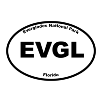 Everglades National Park Oval Sticker