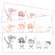 Family Stickers - Pirates