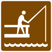 Fishing Off Deck Sticker