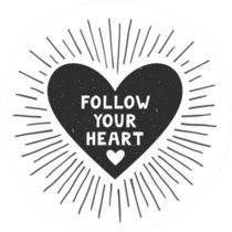 Follow Your Heart Sticker