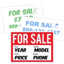 For Sale Car Stickers