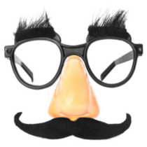 Funny Glasses Fake Nose Mustache Sticker