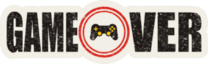 Gamer Over Sticker