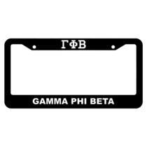 Gamma Phi Beta License Plate Frame