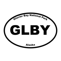 Glacier Bay National Park Oval Sticker