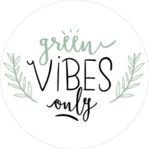 Green Vibes Only Sticker