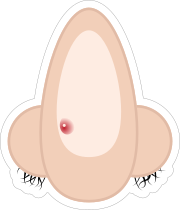 Gross Nose Emoji Sticker