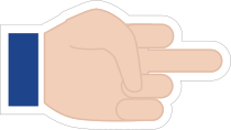 Hands Middle Finger LH Emoji Sticker