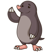 Happy Mole Sticker