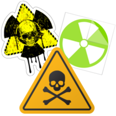 Hazard Symbol Stickers