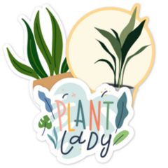 Houseplant Stickers and Decals