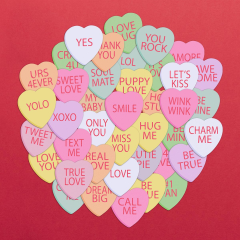 I Heart You - Conversation Hearts Sticker Bundle