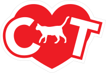 I Love My Cat With Heart And Walking Cat For A Sticker