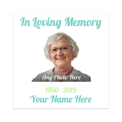 In Loving Memory Rectangle Sticker