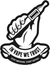 In Vape We Trust Sticker