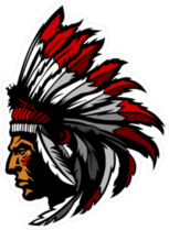 Indian Chief Mascot Sticker