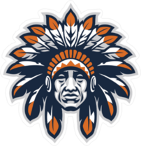 Indian Head Mascot Sticker