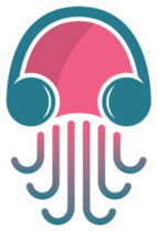 Jellyfish Music Logo Sticker