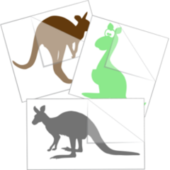 Kangaroo Stickers