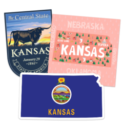 Kansas Stickers