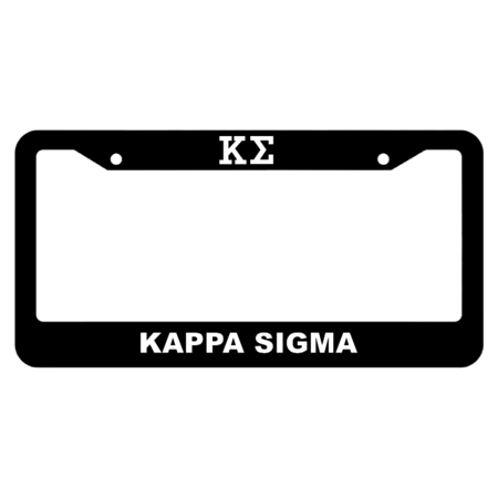 Kappa Sigma License Plate Frame