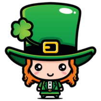 Kawaii Little Leprechaun Sticker